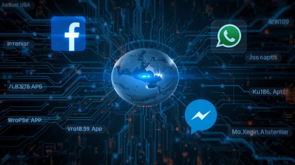 تجسس الذكاء الاصطناعي وتطبيق فيسبوك وواتساب وماسنجر